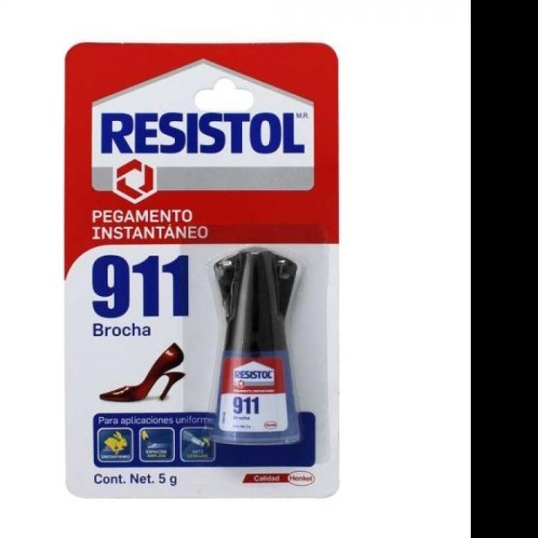 PEGAMENTO INSTANTANEO 911 RESISTOL BROCHA 5G.E.10 C120